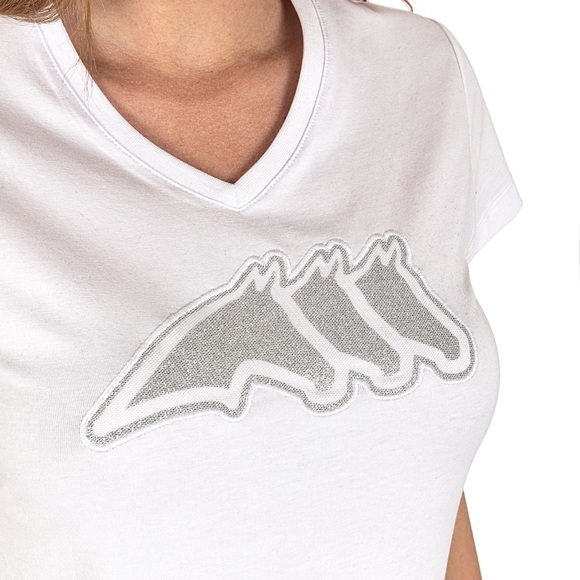 Equiline GeberG Women's V-Neck T-Shirt - Picture 1 of 2